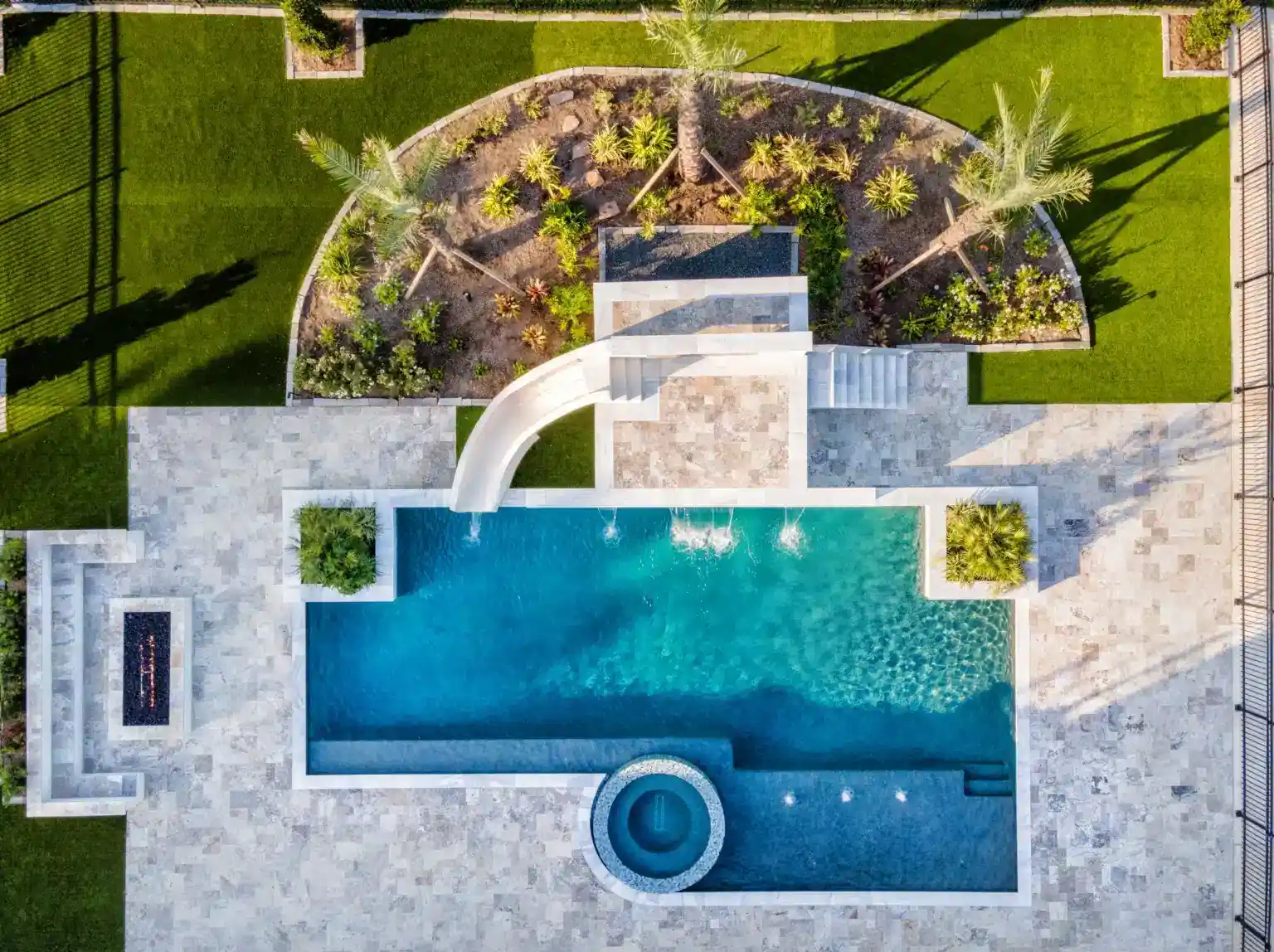 Custom Pool and Backyard Design by Avree Custom Pool Builders in Houston